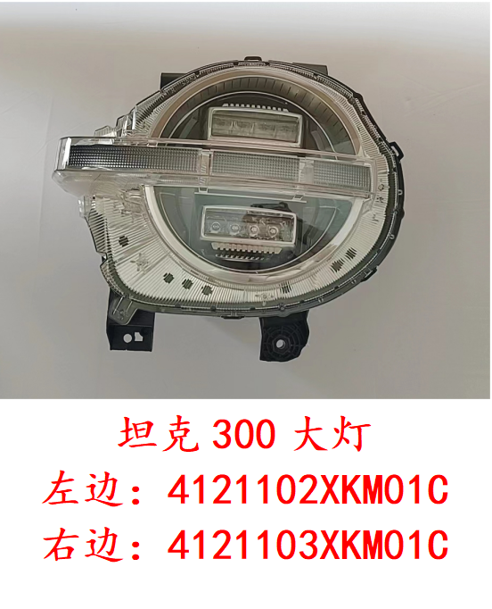Headlight assembly right