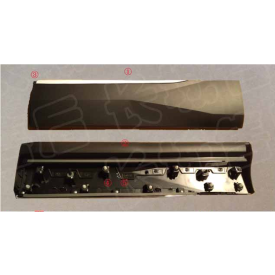 صورة Rear door trim panel right