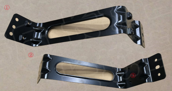 Rear bumper welding bracket left
