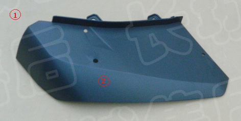 18 New H6 Blue Label Front Bumper Corner Left