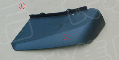18 New H6 Blue Label Front Bumper Corner Right