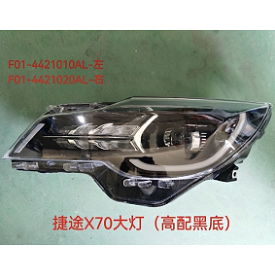 صورة Headlight black background (high-end LED) right