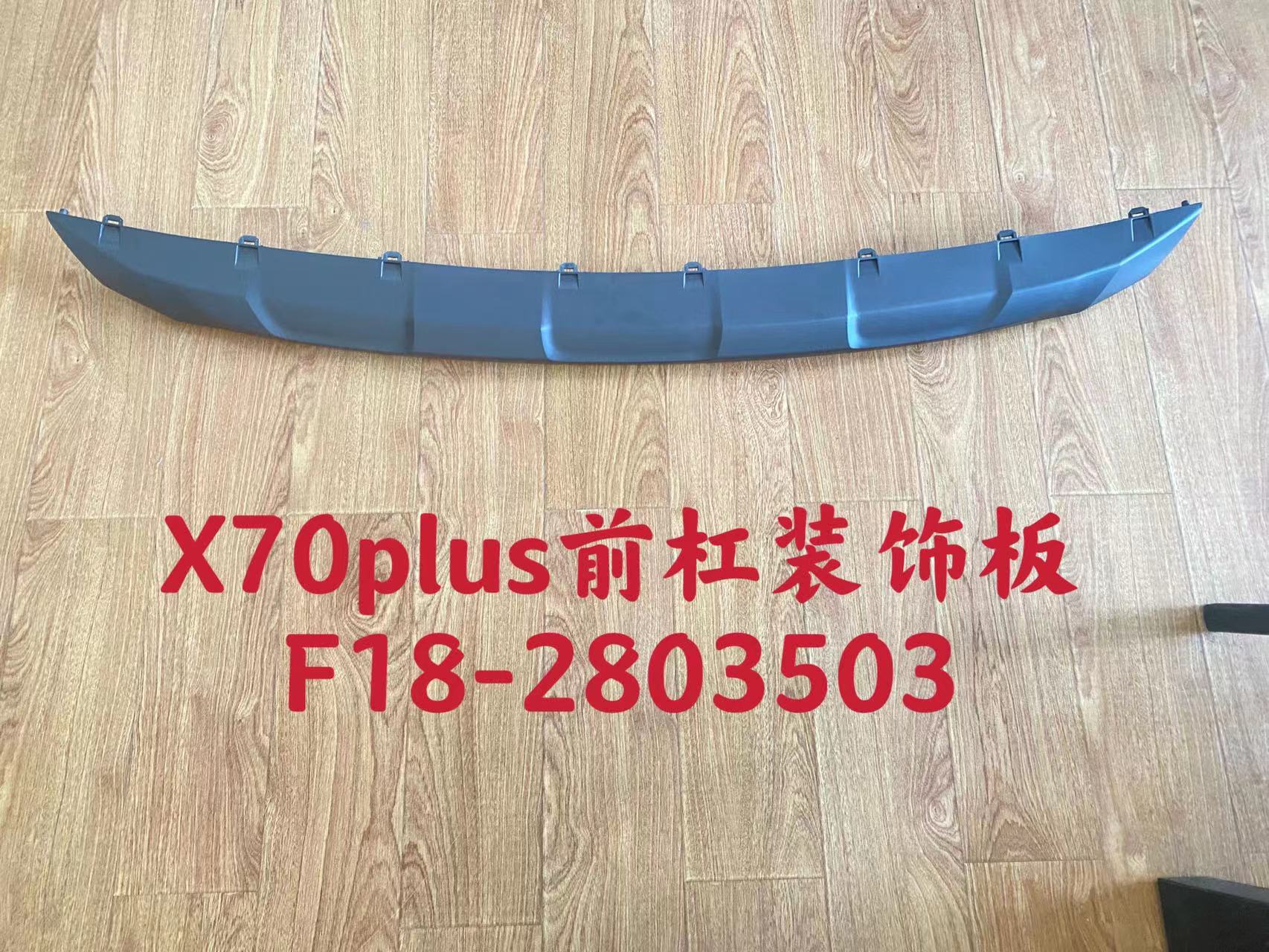 Front bumper trim (gray)