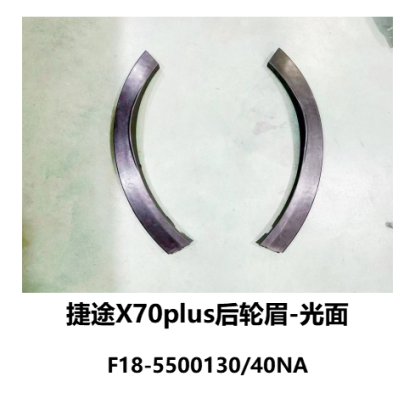 Rear wheel arch polished right