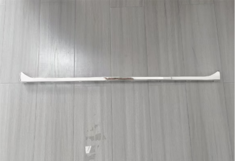 Rear bumper middle bright strip electroplating