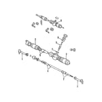 END SUB-ASSY, STEERING RACK