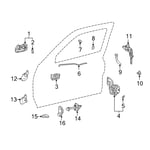 Right Front Exterior Door Handle