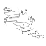 HINGE ASSY-TRUNK LID RH