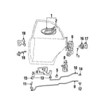 HINGE ASSY DR UPR RH