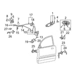 LOCK ASSY-FRT DOOR,LH