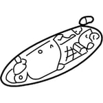 HANDLE ASSY-RR DR O/S LH