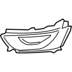 GRILLE-FRONT BUMPER SIDE,RH