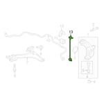 Left Front Stabilizer Bar Bolt