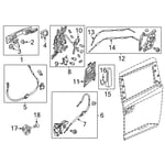 Handle Assembly, Driver Side Slide Door (Outer) (Dark Cherry Pearl)