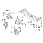 Crossmember Assembly-Transmission Mounting