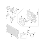 Motor-Radiator Cooling Fan
