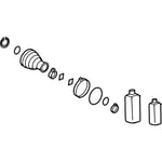 Boot Kit-Front Axle Wheel Side