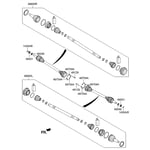 Shaft Assembly-Drive Rear, LH