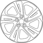 Double 5-Spoke Wheel