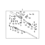 Left Outer Steering Arm