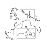 Hose-Power Steering Oil Suction