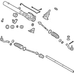Power Steering Gear Rack