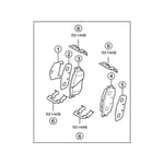Front Brake Pad Kit