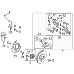 Brake Assembly-Front, LH