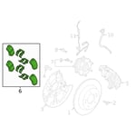 Rear Disc Brake Pad Kit