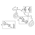 Caliper Kit-Rear Brake, LH