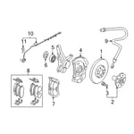 Hose-Brake Front, RH