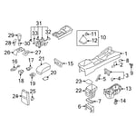 Left Rear Handbrake Cable