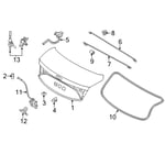 Hinge Assembly-Trunk Lid, RH