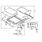 Motor Assembly-Sunroof