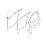 Weatherstrip-Front Door Body Side LH