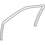 Weatherstrip-Front Door Body Side RH