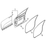 W/STRIP Assembly-FR Dr Side LH
