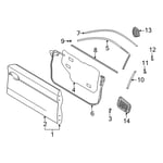 Weatherstrip Assembly-Front Door Side RH