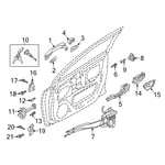 Left Rear Window Motor