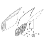 Front Right-Hand Door Module Panel Assembly