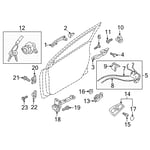 Left Front Interior Door Handle