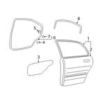 Weatherstrip Assembly-Rear Door Opening, LH
