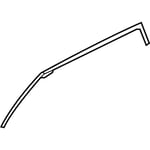 Weatherstrip Assembly-Rear Door Upper RH