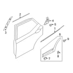 GARNISH Assembly-RR Dr RR Frame, RH