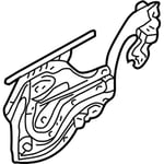 Rear Left Power Window Regulator Assembly