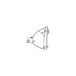 Passenger Side Rear Door Window Regulator Assembly