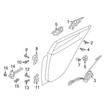 Rear Door Window Regulator Assembly