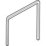 Run Assembly-Rear Door Window Glass RH
