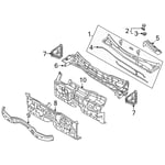 Weatherstrip-Hood