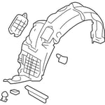 Front Wheel Guard Assembly, Right